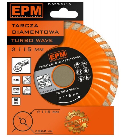 TARCZA DIAMENTOWA TURBO WAVE 125MM TARCZA DIAMENTOWA TURBO WAVE 125MM