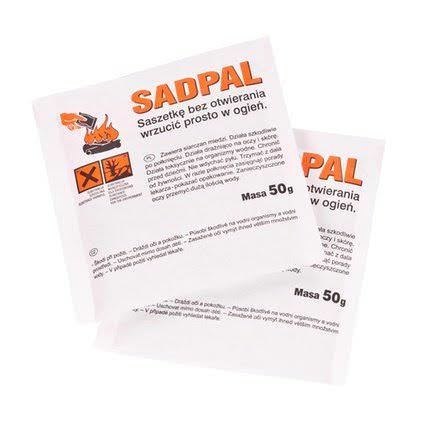 KATALIZATOR DO SPALANIA SADZY SADPAL 50G SASZETKA KATALIZATOR DO SPALANIA SADZY SADPAL 50G SASZETKA