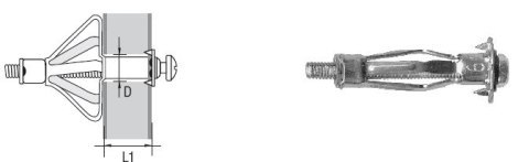 KOŁEK STALOWY MOLLY 4*32MM KOŁEK STALOWY MOLLY 4*32MM