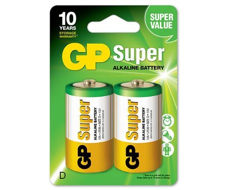 BATERIA SUPER ALKALINE LR20 D 1.5V 2 SZTUKI BATERIA SUPER ALKALINE LR20 D 1.5V 2 SZTUKI