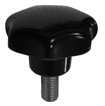 UCHWYT BAKELITOWY Z TRZPIENIEM CZARNY M8*20MM DIN6336L UCHWYT BAKELITOWY Z TRZPIENIEM CZARNY M8*20MM DIN6336L