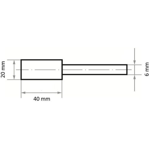 ŚCIERNICA TRZPIENIOWA EKR 36 N V4 20*40*6 ŚCIERNICA TRZPIENIOWA EKR 36 N V4 20*40*6