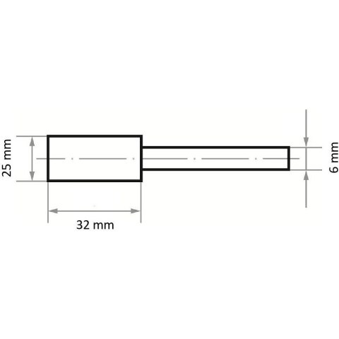 ŚCIERNICA TRZPIENIOWA MK 36 N V10 25*32*6 ŚCIERNICA TRZPIENIOWA MK 36 N V10 25*32*6
