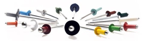 NIT ZRYWALNY ALUMINIOWO-STALOWY 4.0*10MM RAL 8017 NIT ZRYWALNY ALUMINIOWO-STALOWY 4.0*10MM RAL 8017