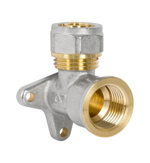KOLANO PEX-AL-PEX CHROM Z ŁAPKAMI-1/2*16 KOLANO PEX-AL-PEX CHROM Z ŁAPKAMI-1/2*16