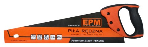 PIŁA RĘCZNA TEFLONOWA 7 ZĘBÓW/CAL PREMIUM BLACK TEFLON 400MM PIŁA RĘCZNA TEFLONOWA 7 ZĘBÓW/CAL PREMIUM BLACK TEFLON 400MM