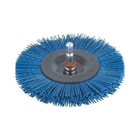 SZCZOTKA TARCZOWA NYLONOWA 100MM TRZPIEŃ 6MM SZCZOTKA TARCZOWA NYLONOWA 100MM TRZPIEŃ 6MM