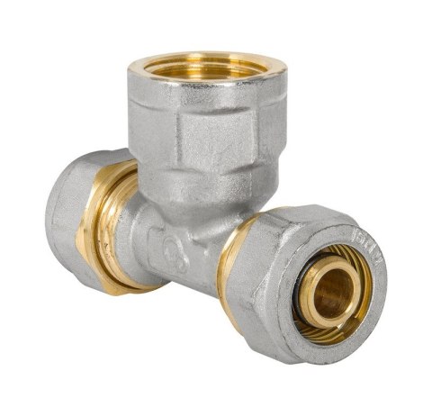 TRÓJNIK PEX-AL-PEX CHROM 3/4*16*16 DZIEWCZYNKA TRÓJNIK PEX-AL-PEX CHROM 3/4*16*16 DZIEWCZYNKA