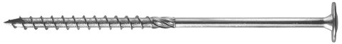 WKRĘT DO DREWNA Z KOŁNIERZEM NA TORX OCYNKOWANY 10*360MM T40