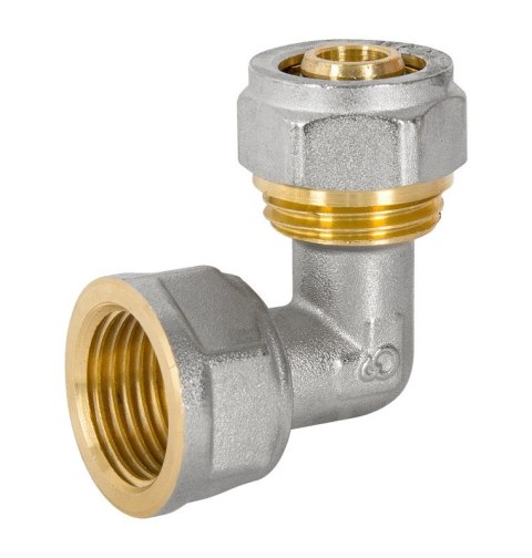 KOLANO PEX-AL-PEX CHROM 3/4*20 DZIEWCZYNKA KOLANO PEX-AL-PEX CHROM 3/4*20 DZIEWCZYNKA