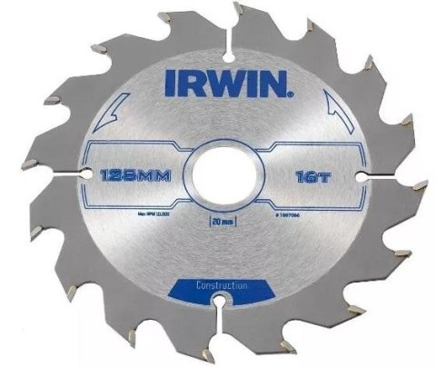 PIŁA SPIEKOWA DO DREWNA 125*20MM/16T PIŁA SPIEKOWA DO DREWNA 125*20MM/16T