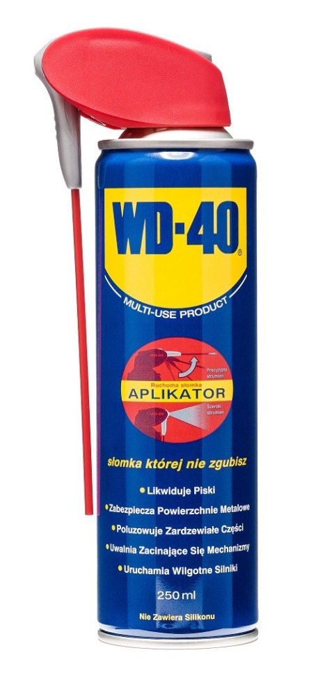 PREPARAT WIELOFUNKCYJNY WD-40 250ML Z APLIKATOREM PREPARAT WIELOFUNKCYJNY WD-40 250ML Z APLIKATOREM