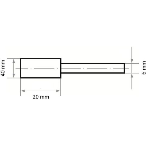 ŚCIERNICA TRZPIENIOWA MK 36 N V10 40*20*6 ŚCIERNICA TRZPIENIOWA MK 36 N V10 40*20*6