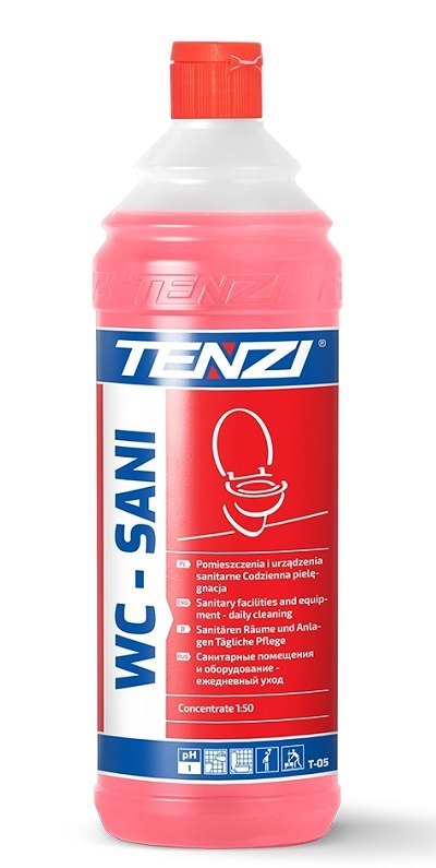 ŚRODEK DO CZYSZCZENIA TOALET I URZĄDZEŃ SANIT. WC SANI 1L ŚRODEK DO CZYSZCZENIA TOALET I URZĄDZEŃ SANIT. WC SANI 1L