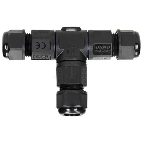 KONEKTOR KABLOWY TRÓJNIK T IP68, MAX. 3X4MM2, 450V/25A KONEKTOR KABLOWY TRÓJNIK T IP68, MAX. 3X4MM2, 450V/25A