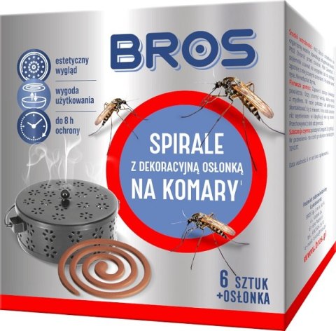 SPIRALE NA KOMARY Z DEKORACYJNĄ OSŁONĄ 6SZTU. SPIRALE NA KOMARY Z DEKORACYJNĄ OSŁONĄ 6SZTU.
