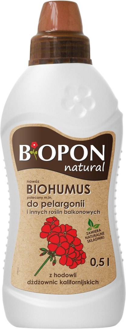 BIOHUMUS - NAWÓZ DO . PELARGONII 1L BIOHUMUS - NAWÓZ DO . PELARGONII 1L