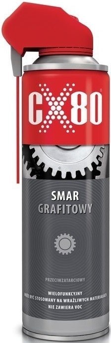 SMAR GRAFITOWY PRZECIWZATARCIOWY DUO SPRAY 500G SMAR GRAFITOWY PRZECIWZATARCIOWY DUO SPRAY 500G