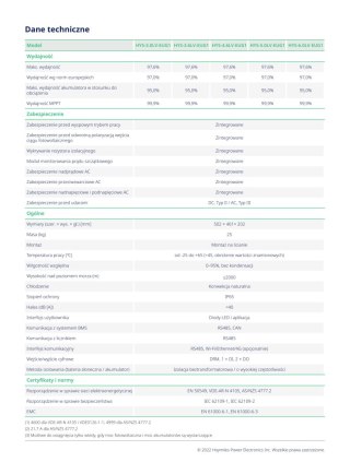 HOYMILES Inwerter hybrydowy HYS-5.0LV-EUG1 (1-fazowy)