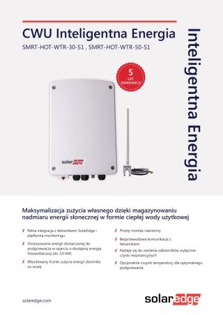 SolarEdge SMRT-HOT-WTR-30-S2 Kontroler grzałki CWU 3kW