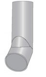 RURA Z WYLOTEM OCYNKOWANA 80MM 1MB RURA Z WYLOTEM OCYNKOWANA 80MM 1MB