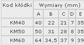 KŁÓDKA MOSIĘŻNA ZASUWKOWA KM50 3 KLUCZE KŁÓDKA MOSIĘŻNA ZASUWKOWA KM50 3 KLUCZE