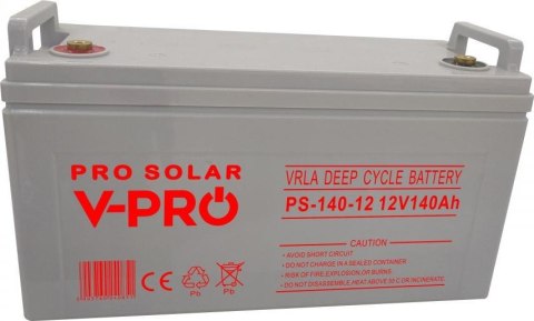 AKUMULATOR VOLT POLSKA DEEP CYCLE VPRO SOLAR 12V 140AH VRLA BEZOBSŁUGOWY AKUMULATOR VOLT POLSKA DEEP CYCLE VPRO SOLAR 12V 140AH VRLA BEZOBSŁUGOWY