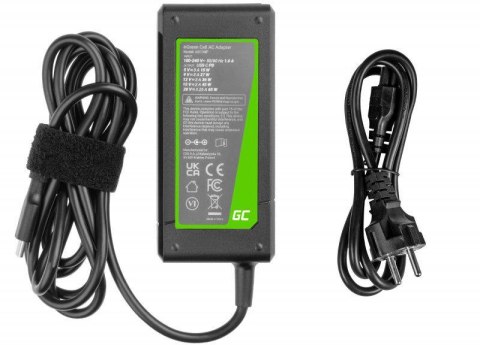 ZASILACZ ŁADOWARKA DO LAPTOPA UNIWERSALNA APPLE Green Cell PRO AD134P 20V 3,25A 65W USB-C ZASILACZ ŁADOWARKA DO LAPTOPA UNIWERSALNA APPLE Green Cell PRO AD134P 20V 3,25A 65W USB-C