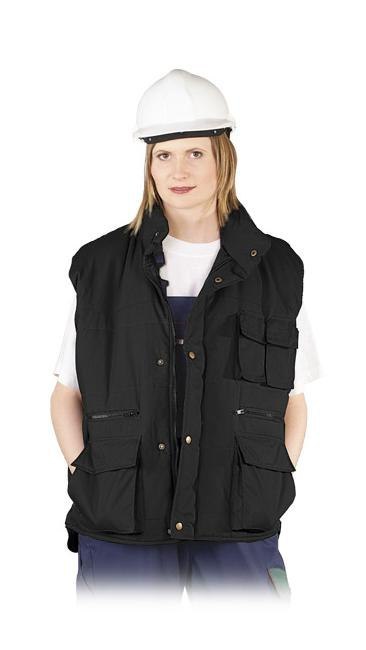 BEZRĘKAWNIK OCIEPLANY KORMORAN CZARNY ROZMIAR XL BEZRĘKAWNIK OCIEPLANY KORMORAN CZARNY ROZMIAR XL