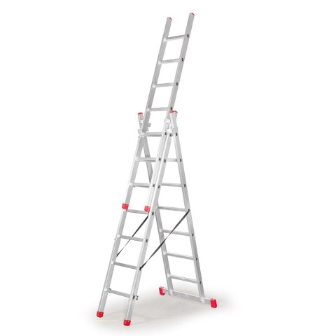DRABINA TRZYELEMENTOWA 3X7 SZCZEBLI AK225.3 DRABINA TRZYELEMENTOWA 3X7 SZCZEBLI AK225.3