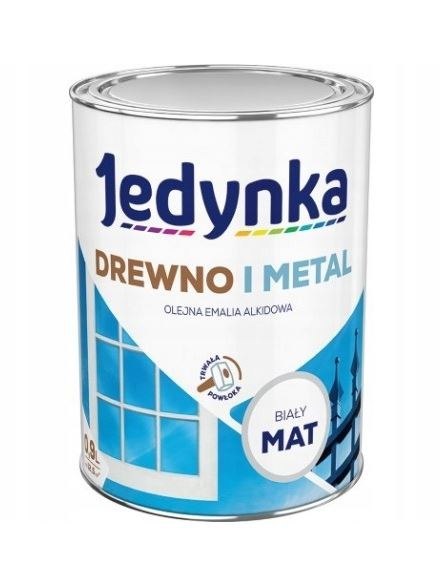 EMALIA ALKIDOWA DO DREWNA I METALU BIAŁY MAT 0,9L EMALIA ALKIDOWA DO DREWNA I METALU BIAŁY MAT 0,9L
