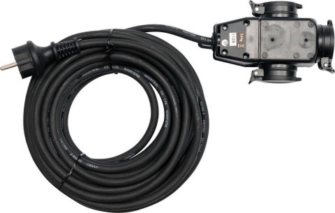 PRZEDŁUŻACZ IP44 10M 3G1.5 Z ROZDZIELACZEM PRZEDŁUŻACZ IP44 10M 3G1.5 Z ROZDZIELACZEM