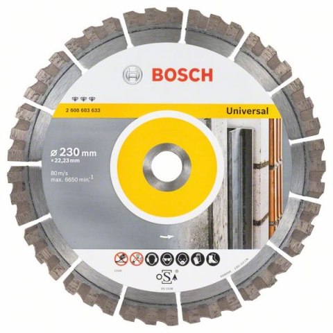 TARCZA DIAMENTOWA BEST FOR UNIVERSAL 230MM TARCZA DIAMENTOWA BEST FOR UNIVERSAL 230MM