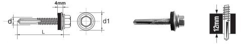 WKRĘT SAMOWIERTNY Z ŁBEM 6-KĄTNYM HWH 5.5*75MM Z EPDM 16MM WKRĘT SAMOWIERTNY Z ŁBEM 6-KĄTNYM HWH 5.5*75MM Z EPDM 16MM