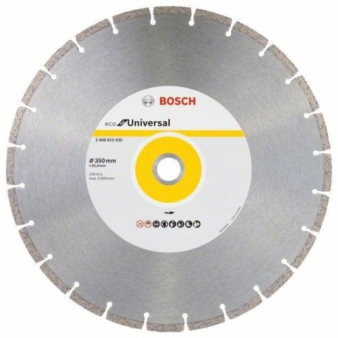TARCZA DIAMENTOWA BUDOWLANA ECO SEGMENT 350MM TARCZA DIAMENTOWA BUDOWLANA ECO SEGMENT 350MM