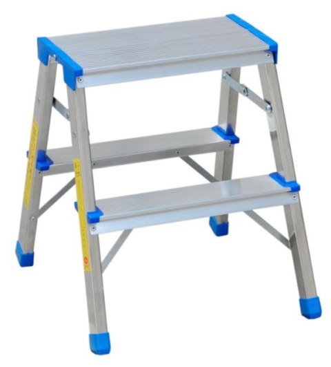 DRABINA, STOŁEK ROZKŁADANY 45CM 1 STOPIEŃ + PODEST DRABINA, STOŁEK ROZKŁADANY 45CM 1 STOPIEŃ + PODEST