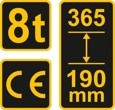 PODNOŚNIK HYDRAULICZNY SŁUPKOWY 8T PODNOŚNIK HYDRAULICZNY SŁUPKOWY 8T