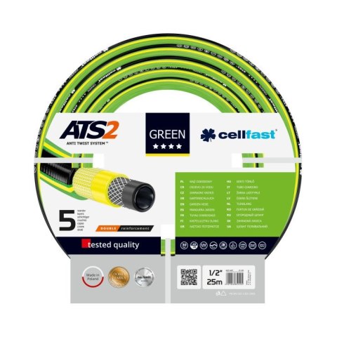 WĄŻ OGRODOWY GREEN ATS 1/2 25MB WĄŻ OGRODOWY GREEN ATS 1/2 25MB
