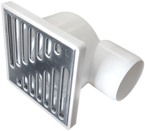 KRATKA KANALIZACYJNA BIAŁA 110 BOCZNA CHROM K10BH KRATKA KANALIZACYJNA BIAŁA 110 BOCZNA CHROM K10BH