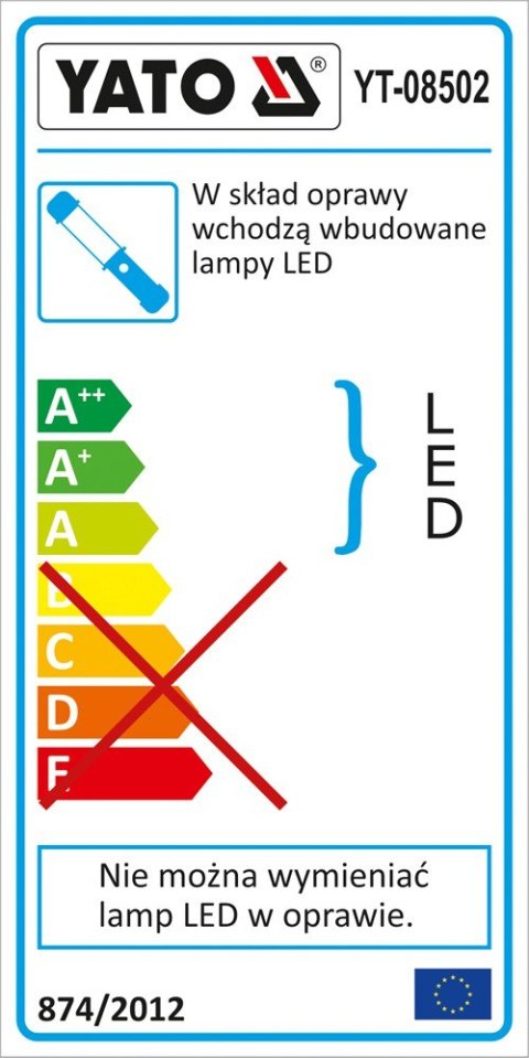 LAMPA WARSZTATOWA 2IN1 LED