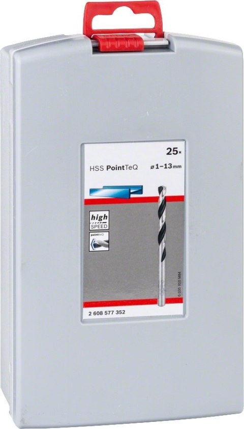 ZESTAW WIERTEŁ 25 SZT. POINTTEQ DO METALU 1-13MM ZESTAW WIERTEŁ 25 SZT. POINTTEQ DO METALU 1-13MM