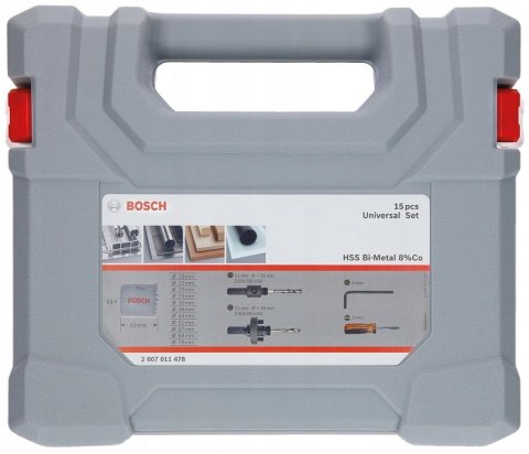 ZESTAW OTWORNIC 14 SZT. HSS BI-METAL 19-76MM ZESTAW OTWORNIC 14 SZT. HSS BI-METAL 19-76MM