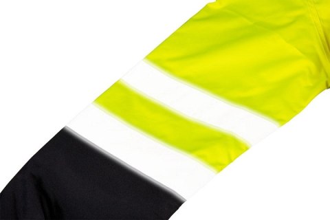 KURTKA ROBOCZA OSTRZEGAWCZA WODOODPORNA ŻÓŁTA XL KURTKA ROBOCZA OSTRZEGAWCZA WODOODPORNA ŻÓŁTA XL