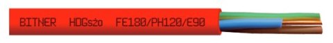 KABEL PPOŻ OGNIOODPORNY BITNER HDGsżo PH120 300/500V 3x1,5 - 100m KABEL PPOŻ OGNIOODPORNY BITNER HDGsżo PH120 300/500V 3x1,5 - 100m