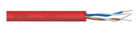 KABEL SYGNALIZACJI PPOŻ BITNER YnTKSY 2x2x0,8 - 100m KABEL SYGNALIZACJI PPOŻ BITNER YnTKSY 2x2x0,8 - 100m