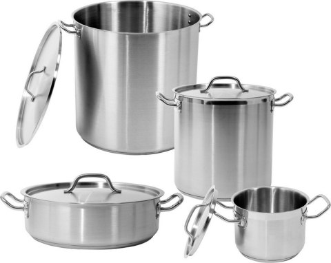GARNEK WYSOKI Z POKRYWKĄ ZE STALI NIERDZEWNEJ 40X30 37.7L GARNEK WYSOKI Z POKRYWKĄ ZE STALI NIERDZEWNEJ 40X30 37.7L
