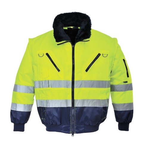 KURTKA OSTRZEGAWCZA OCIEPLANA PILOT 3W1 PJ50 ROZMIAR XXL KURTKA OSTRZEGAWCZA OCIEPLANA PILOT 3W1 PJ50 ROZMIAR XXL