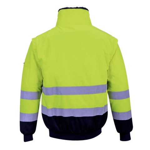 KURTKA OSTRZEGAWCZA OCIEPLANA PILOT 3W1 PJ50 ROZMIAR XXL KURTKA OSTRZEGAWCZA OCIEPLANA PILOT 3W1 PJ50 ROZMIAR XXL