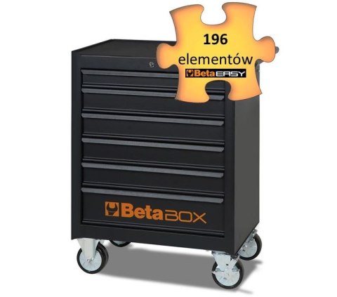 WÓZEK NARZĘDZIOWY Z 6 SZUFLADAMI CZARNY C04BOX+196 NARZĘDZI WÓZEK NARZĘDZIOWY Z 6 SZUFLADAMI CZARNY C04BOX+196 NARZĘDZI