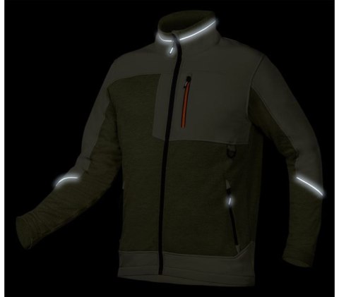 BLUZA SOFTSHELL OUTDOOR ZIELONA ROZMIAR XL BLUZA SOFTSHELL OUTDOOR ZIELONA ROZMIAR XL
